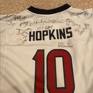 Kids large Texans shirt Autographed